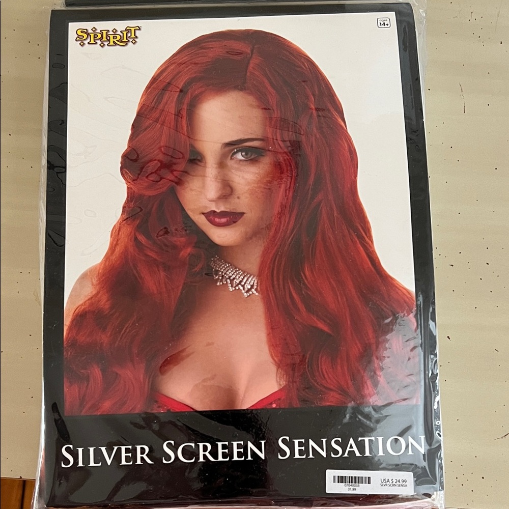 Spirit Silver Screen Sensation Vibrant Red Wig